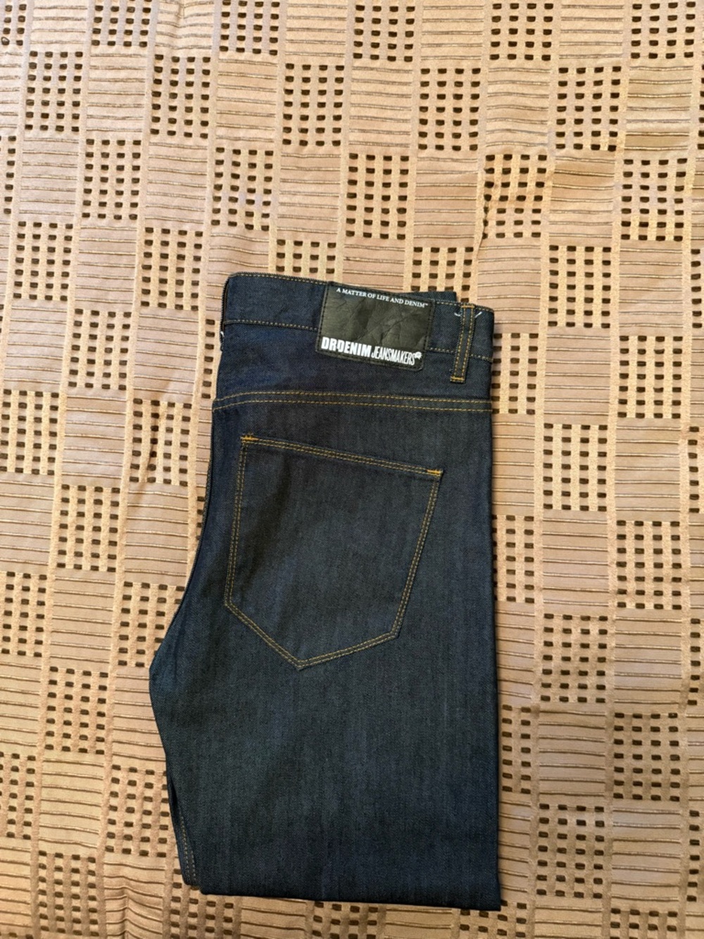 Dark Blue Men's Denim Jeans - a Mother of Life and Denim